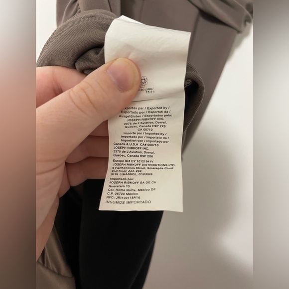 Joseph Ribkoff Brown Jeweled Bodycon Ruched Midi Dress in Size US 8 - Picture 7 of 8